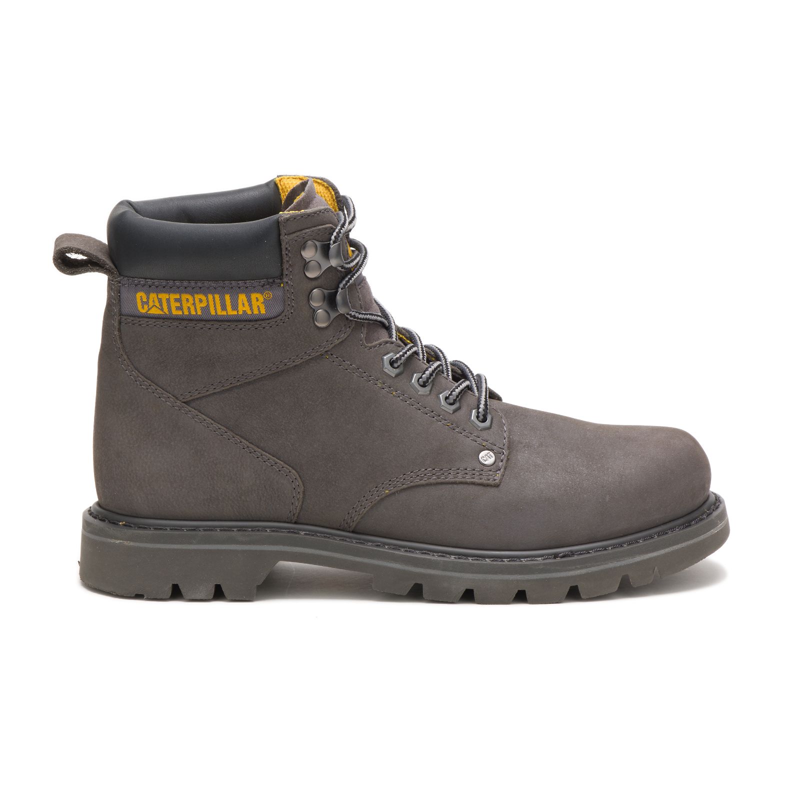 Caterpillar Men's Second Shift Work Boots Grey CAT-69824